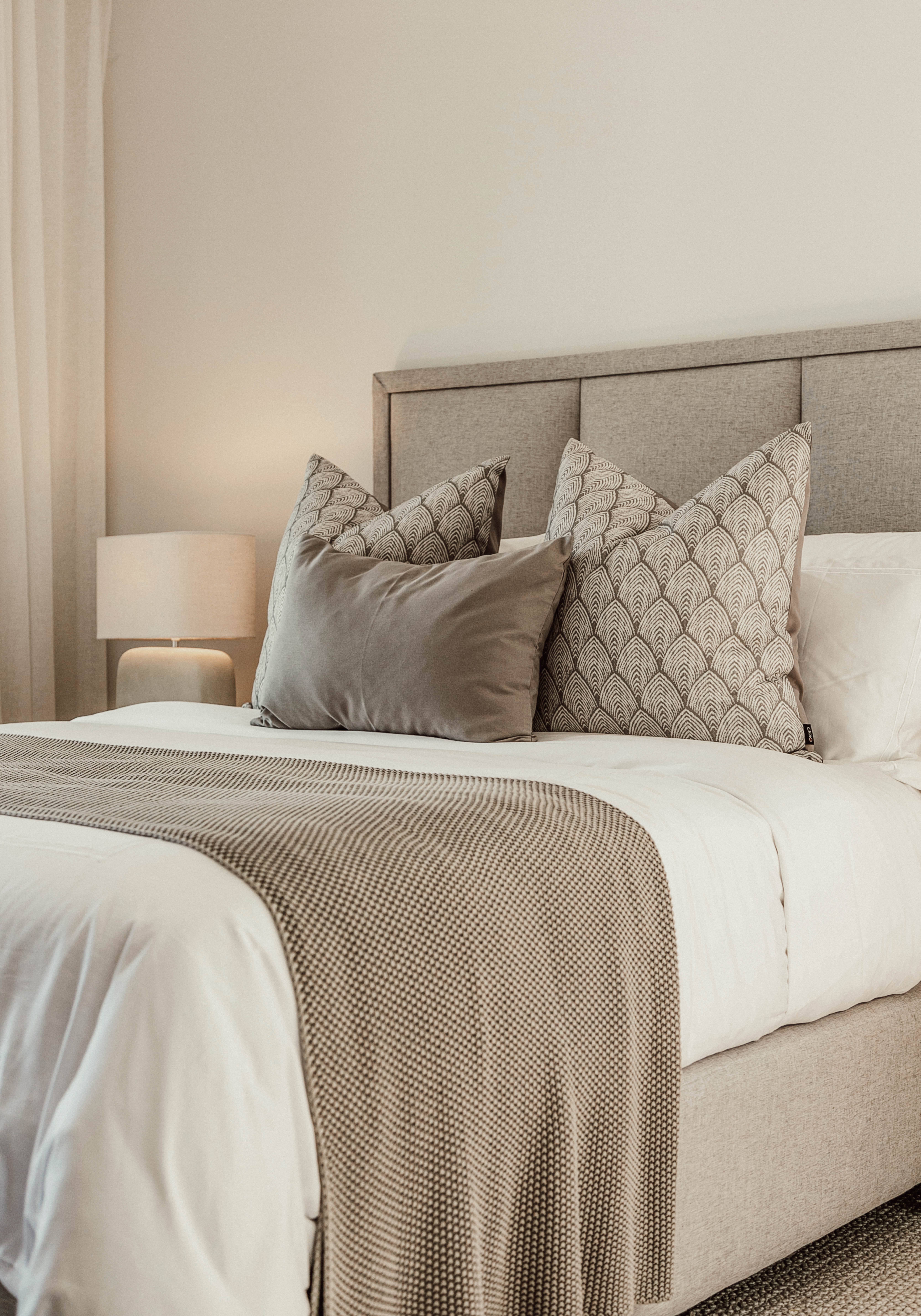 Layered Neutral Guest Bedrooms